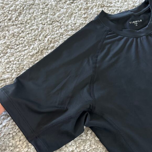 Men's YoungLA 474 speed compression athletic gym stretch, XL, NWT, Black - Picture 6 of 8